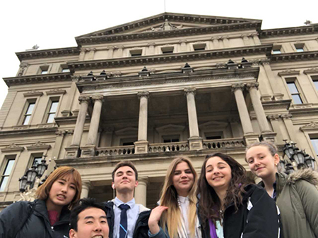 Lola at State Capitol